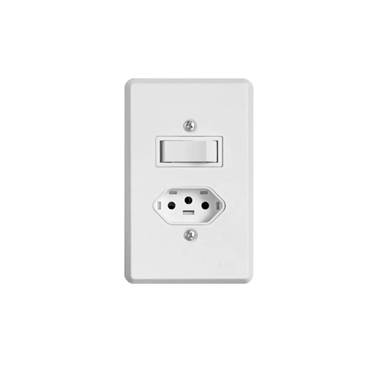 Interruptor Ilumi Stylus 1 Tec. Simp. 1 Tomada