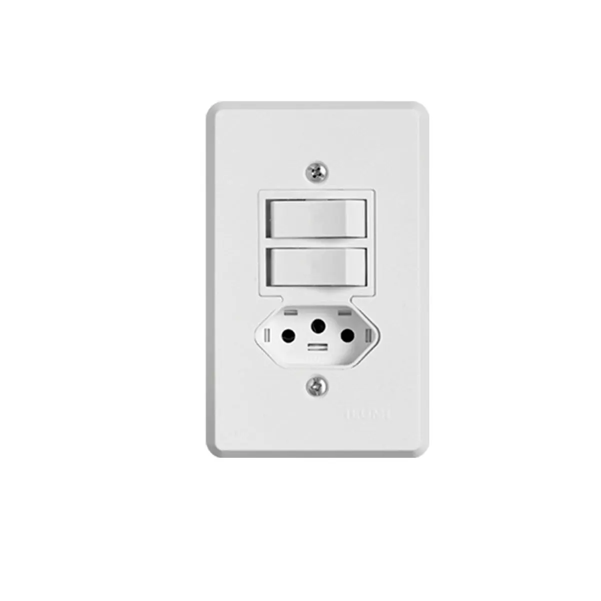 Interruptor Ilumi Stylus 2 Tec. Simp. 1 Tomada
