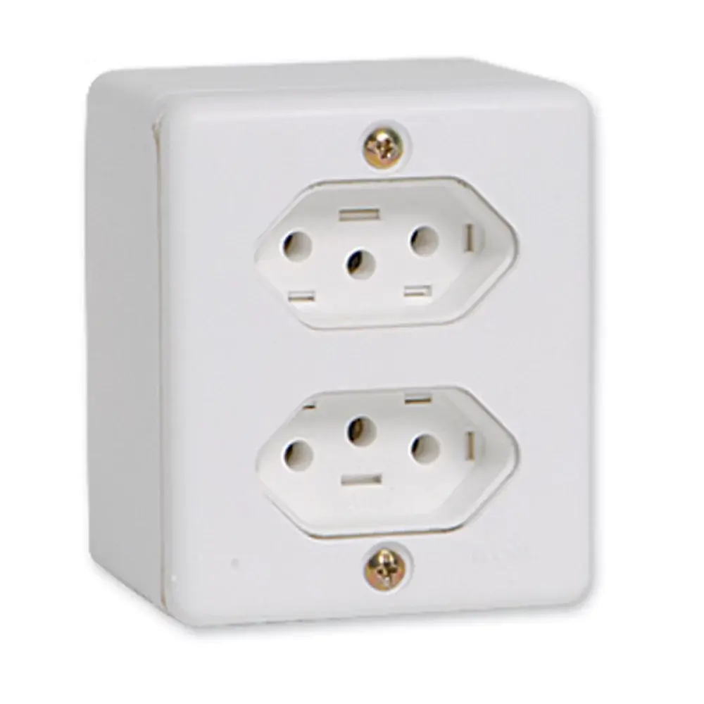 Tomada Fixa Ilumi 2x1 2p T Ref 63120