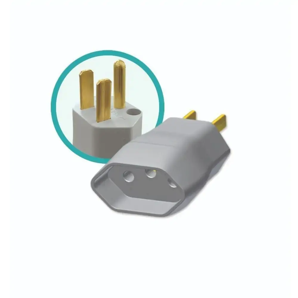Pino Adaptador 2p T Reverso Ref 1222