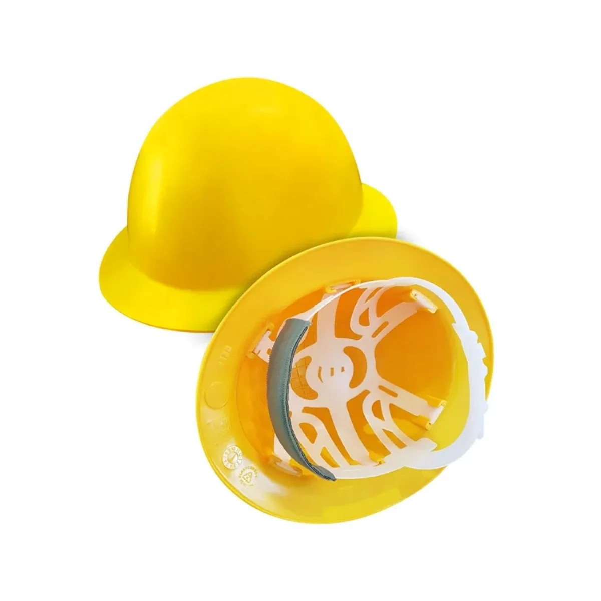 Capacete De Segurança Elt Com Jugular - Plastcor Amarelo