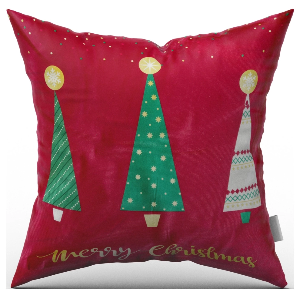 Capa Para Almofada Natal 45x45cm Yj7165 Rio Master