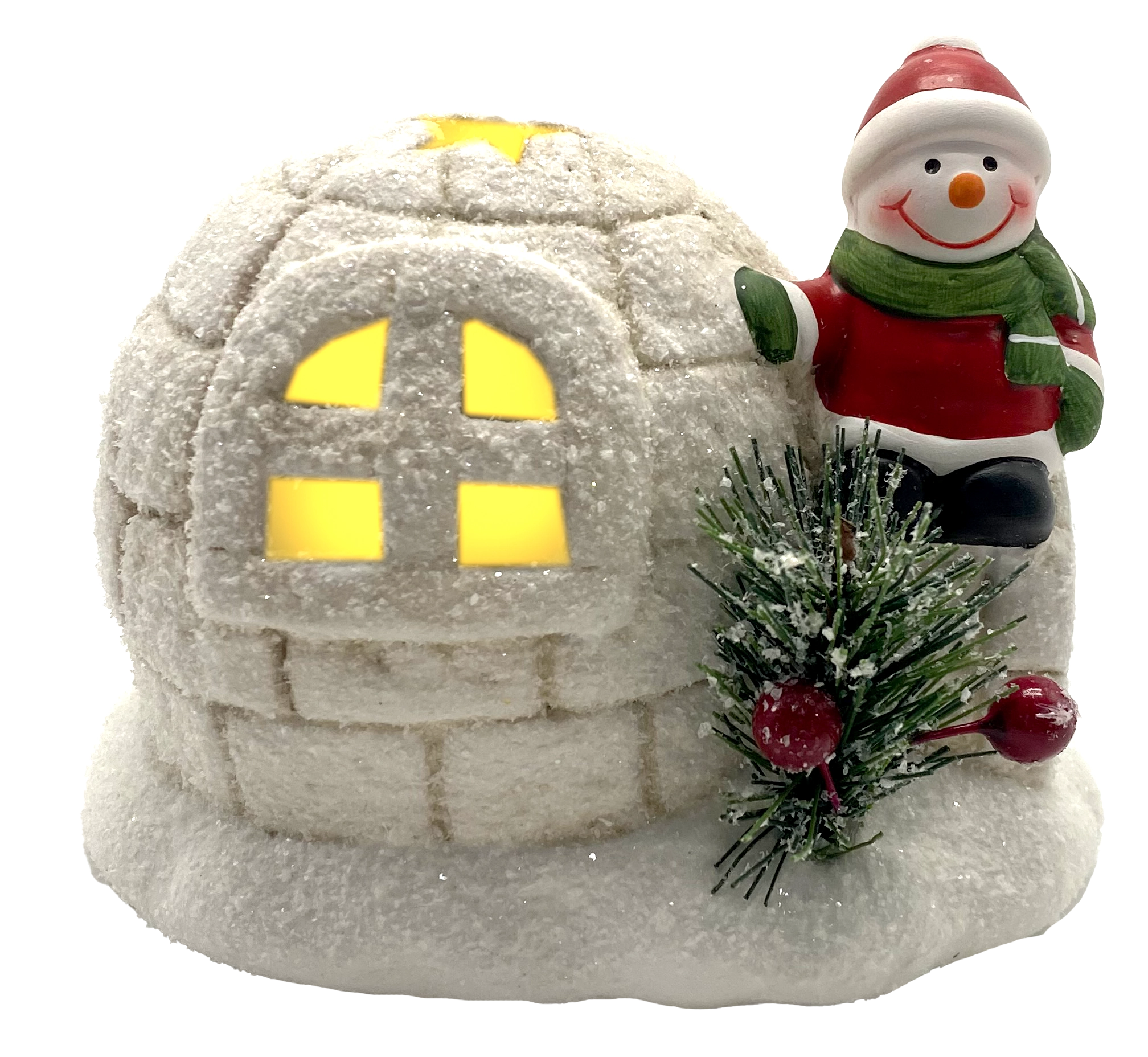 Enf Natalino Ceramica Iglu Boneco C