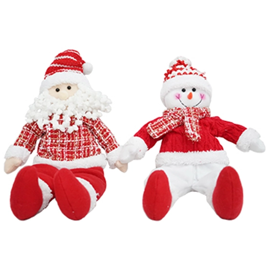 Boneco Noel Neve Natal Sentado 40cm 1014006 Campineira