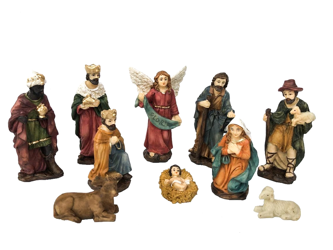 Presepio Resina 9cm 10pecas Xs1367 Rio Master
