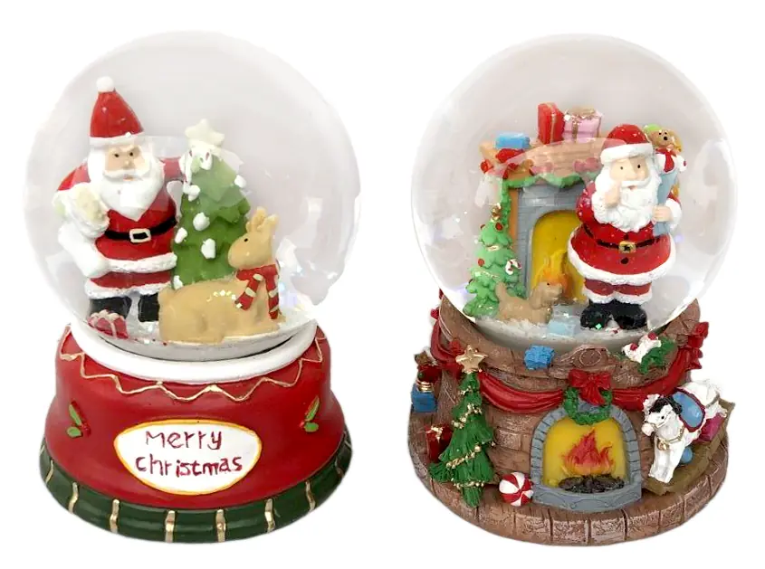 Enf.de Resina Globo Neve 10x10x14cm Xs1382 Rio Master