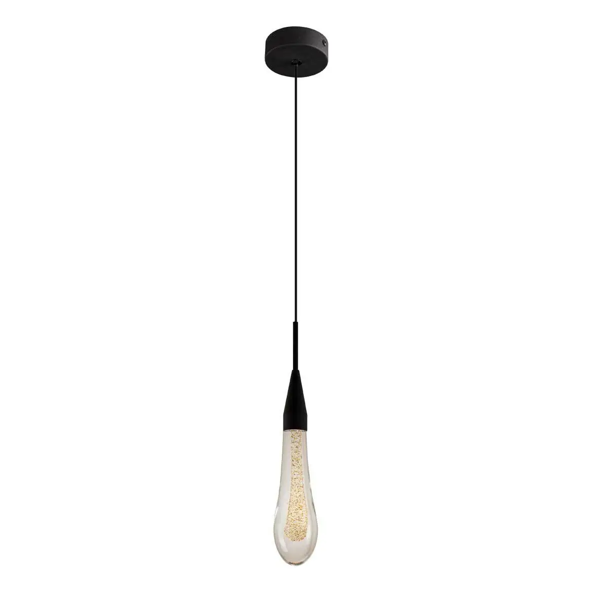 Pendente Mini Aimee Preto Led 2w 27cm 2700k Starlux Zr037 St2069