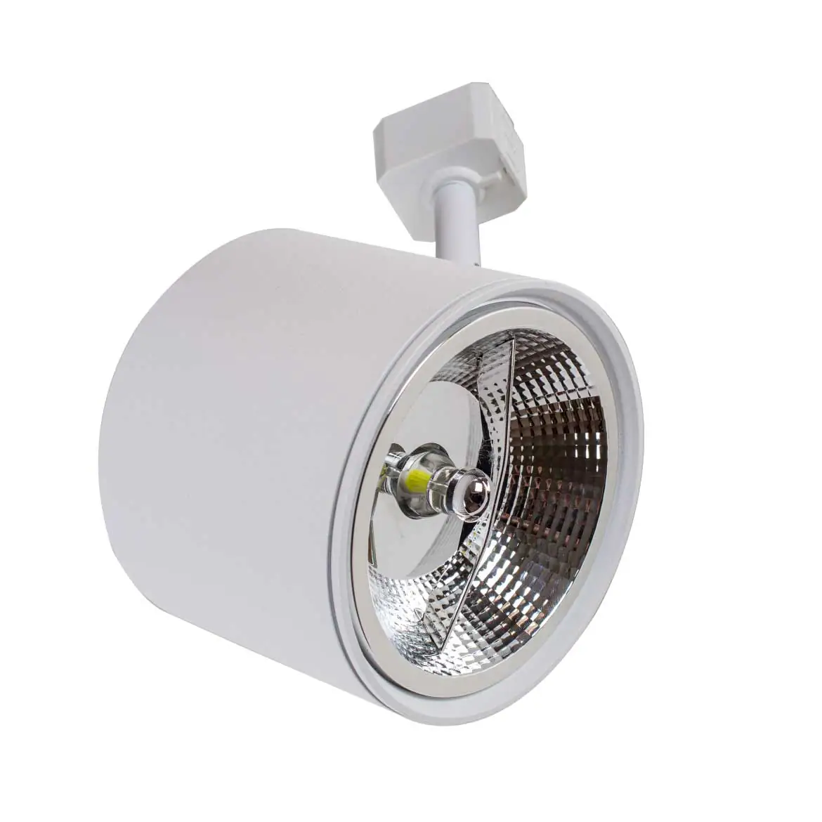 Spot Alumínio Branco Trilho Eletrificado P/ Ar111 Starlux Ztl018 St2301