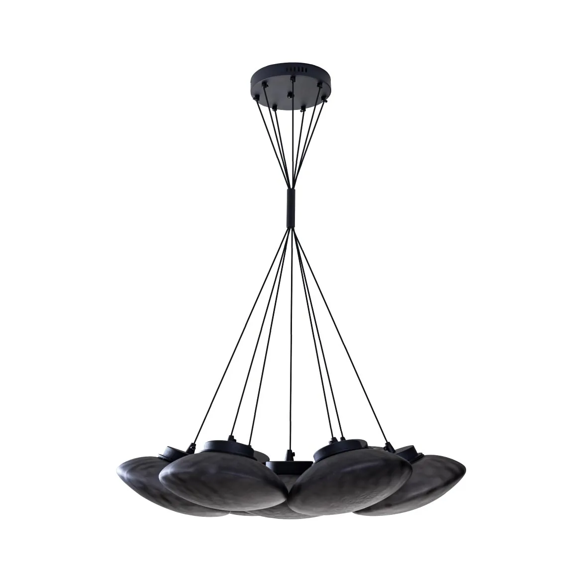 Pendente Petra Starlux Zr105-sky Led 2700k 7 Cúpulas St2583