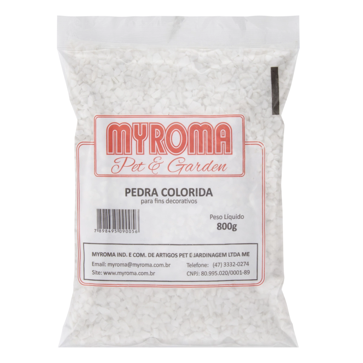 Pedra Colorida Myroma Pacote 800g