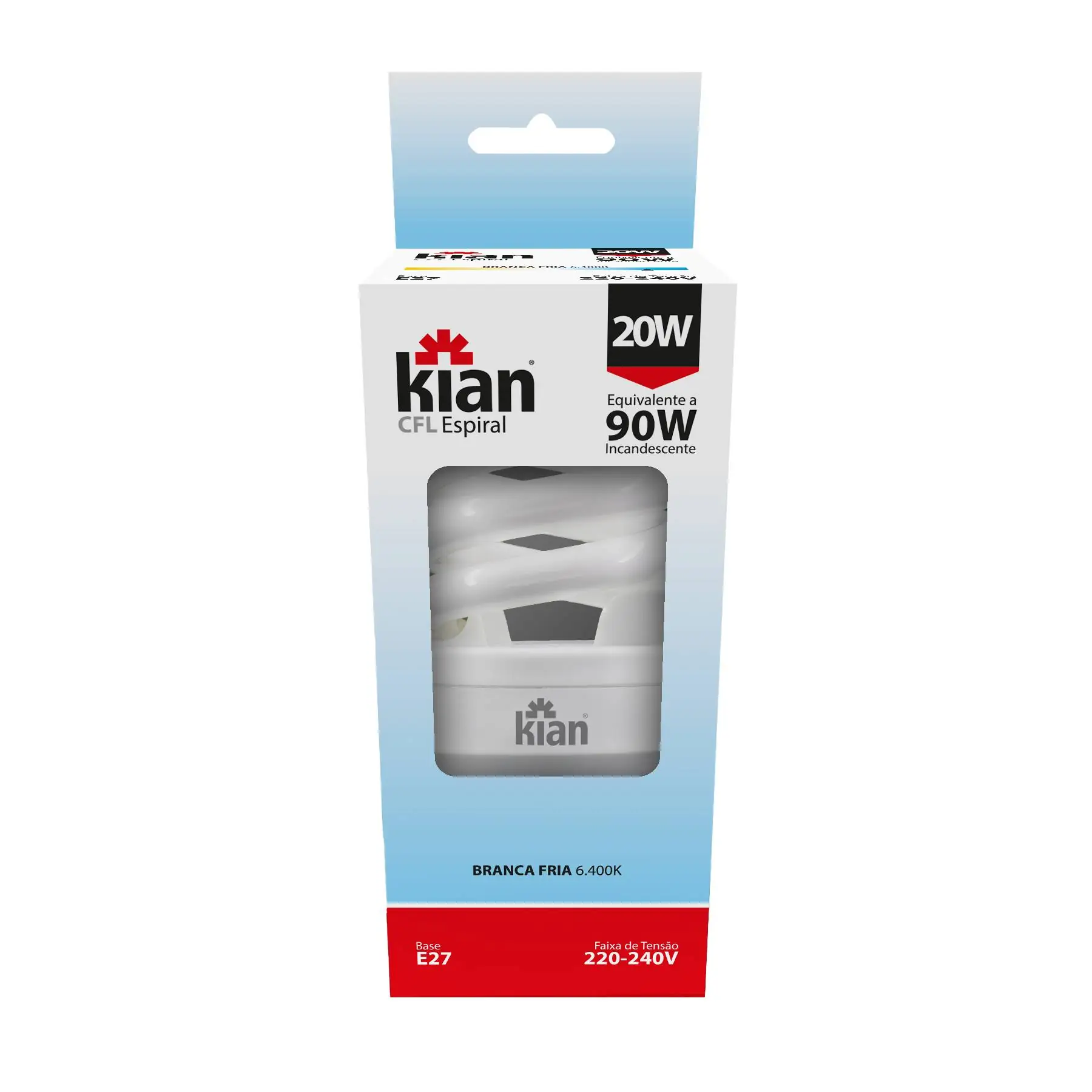 Lampada Kian Eletronica Espiral T2 20w X 220v
