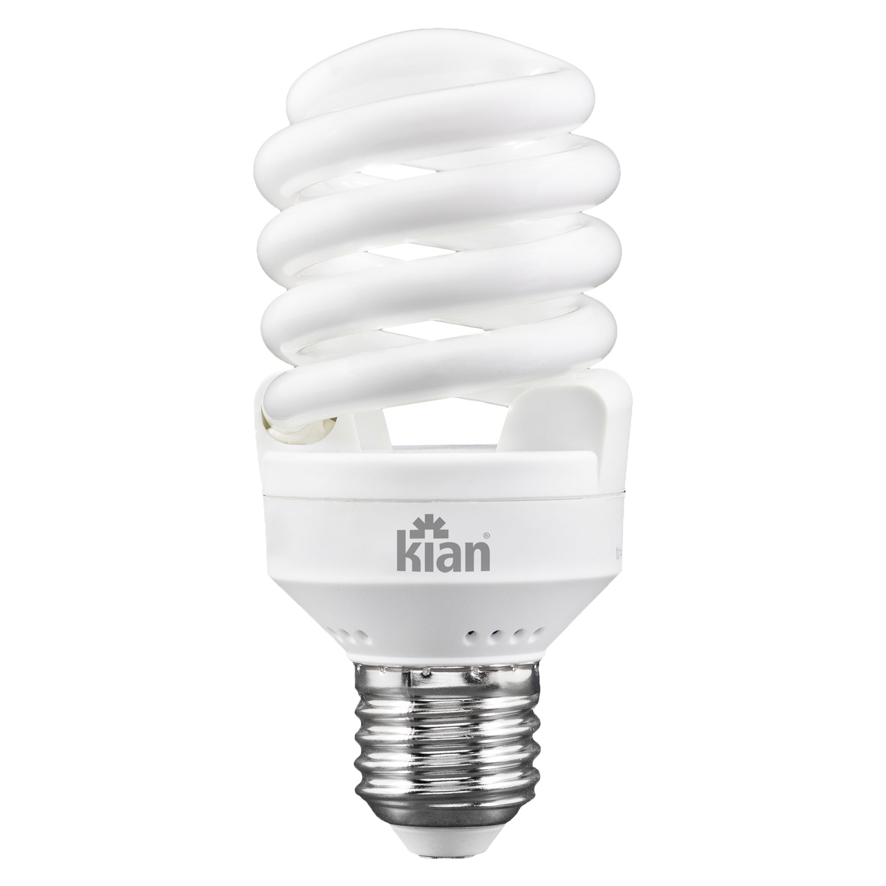 Lâmpada Fluorescente Espiral 25 W Branca 220 V Rosca Kian 10 Unidades