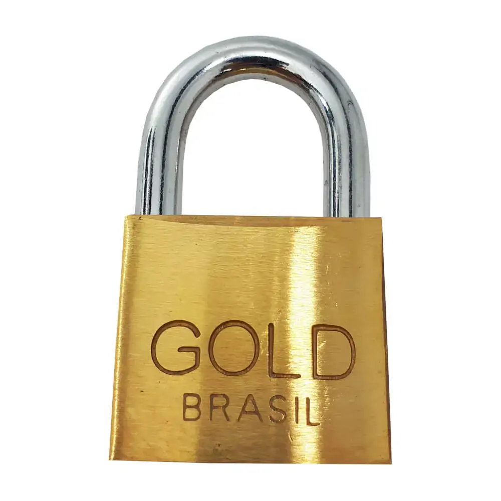Cadeado Gold Latao 35mm