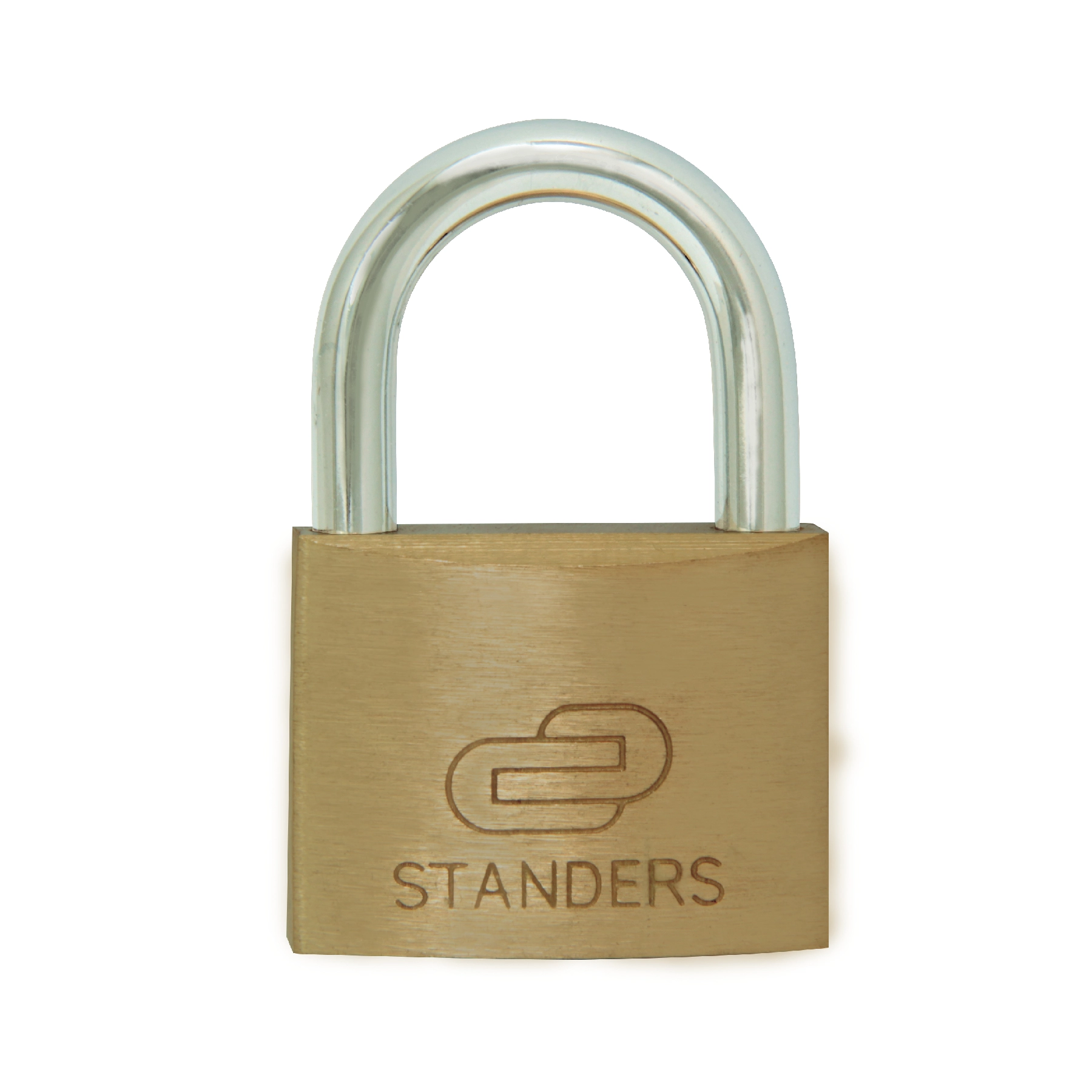 Cadeado com Chave 45mm Latão Dourado Standers