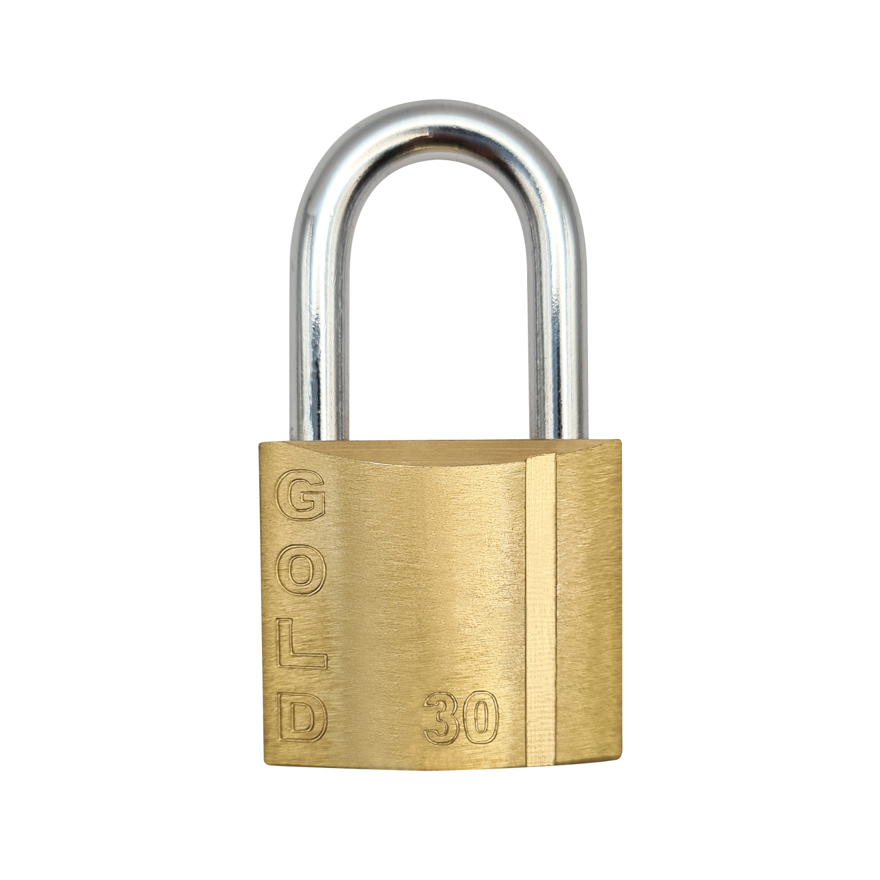 Cadeado Clássico com Chave Yale 30mm Gold