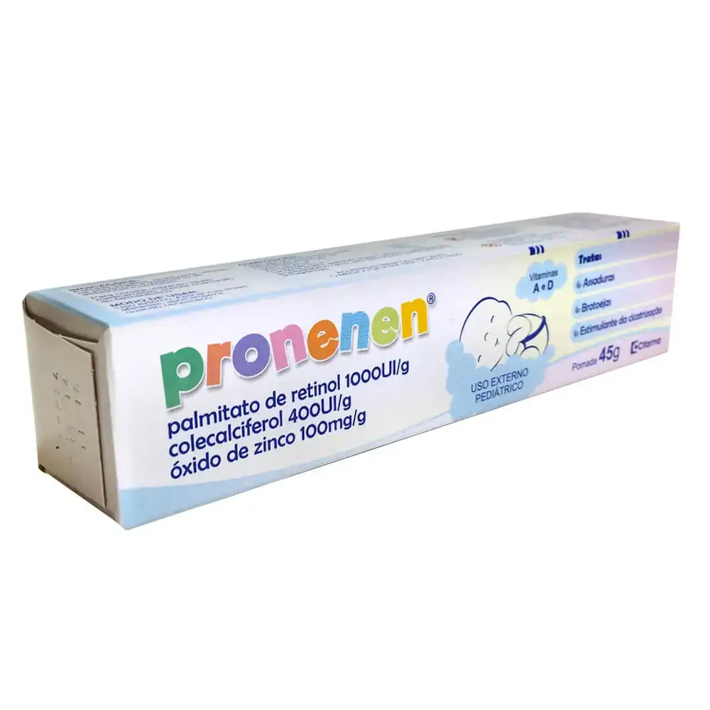 Pronenen 1000 400ui/g 100mg/g Pom Derm Bg