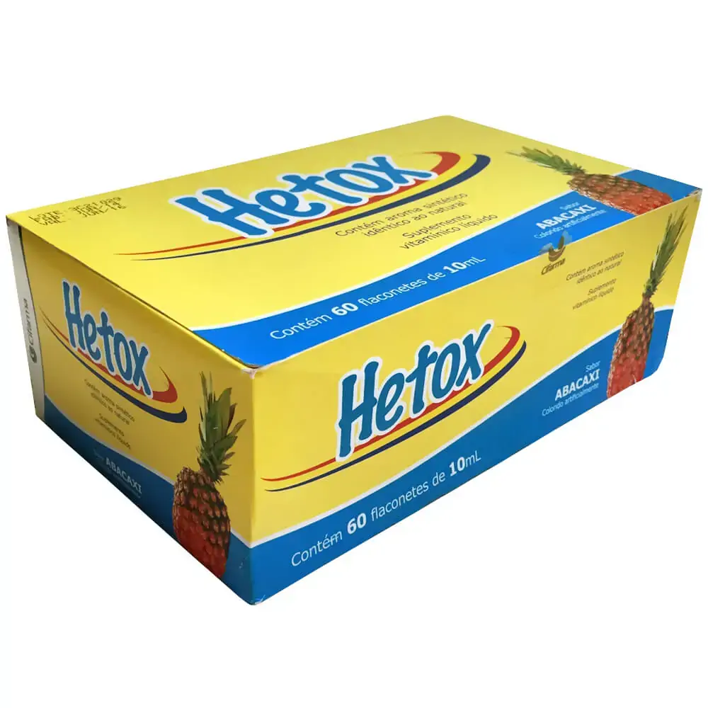 Hetox 60 Flaconetes De 10ml