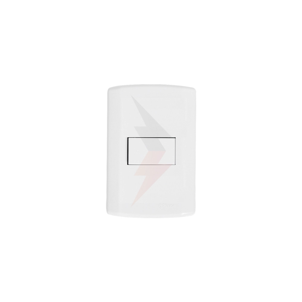 Interruptor Com 1 Tecla Intermediário Com Placa 4x2 Branco