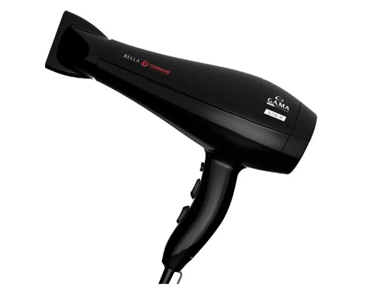 Secador de Cabelos Gama Italy Bella Tourmaline 2100W Preto - 110V