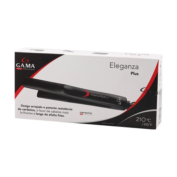 Prancha Gama Eleganza Plus Preta Bivolt