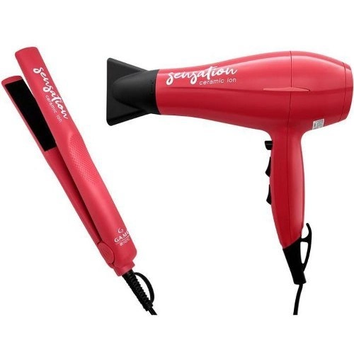 Kit Secador E Prancha Sensation Ceramic Ion