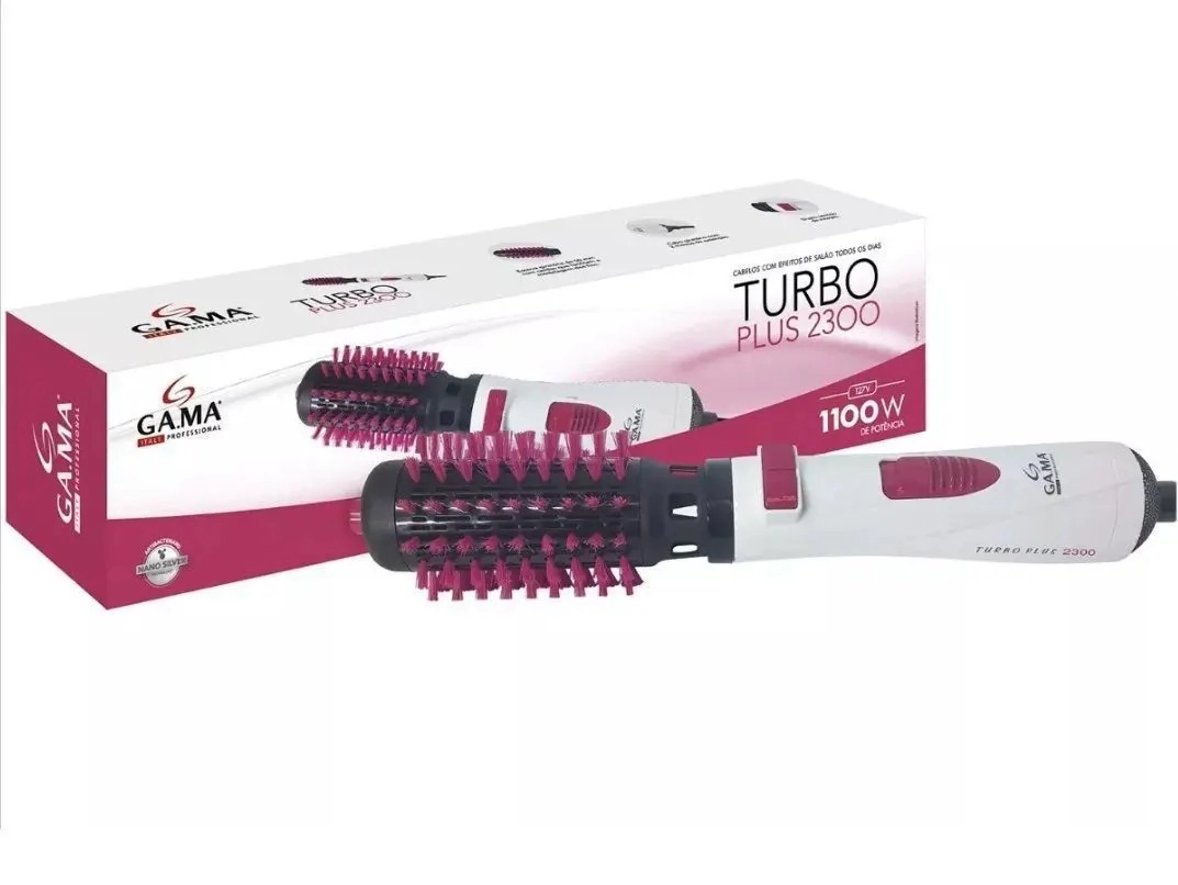 Escova Rotat.gama Turbo Plus 2300 Rotating Style Bco/rs 127v