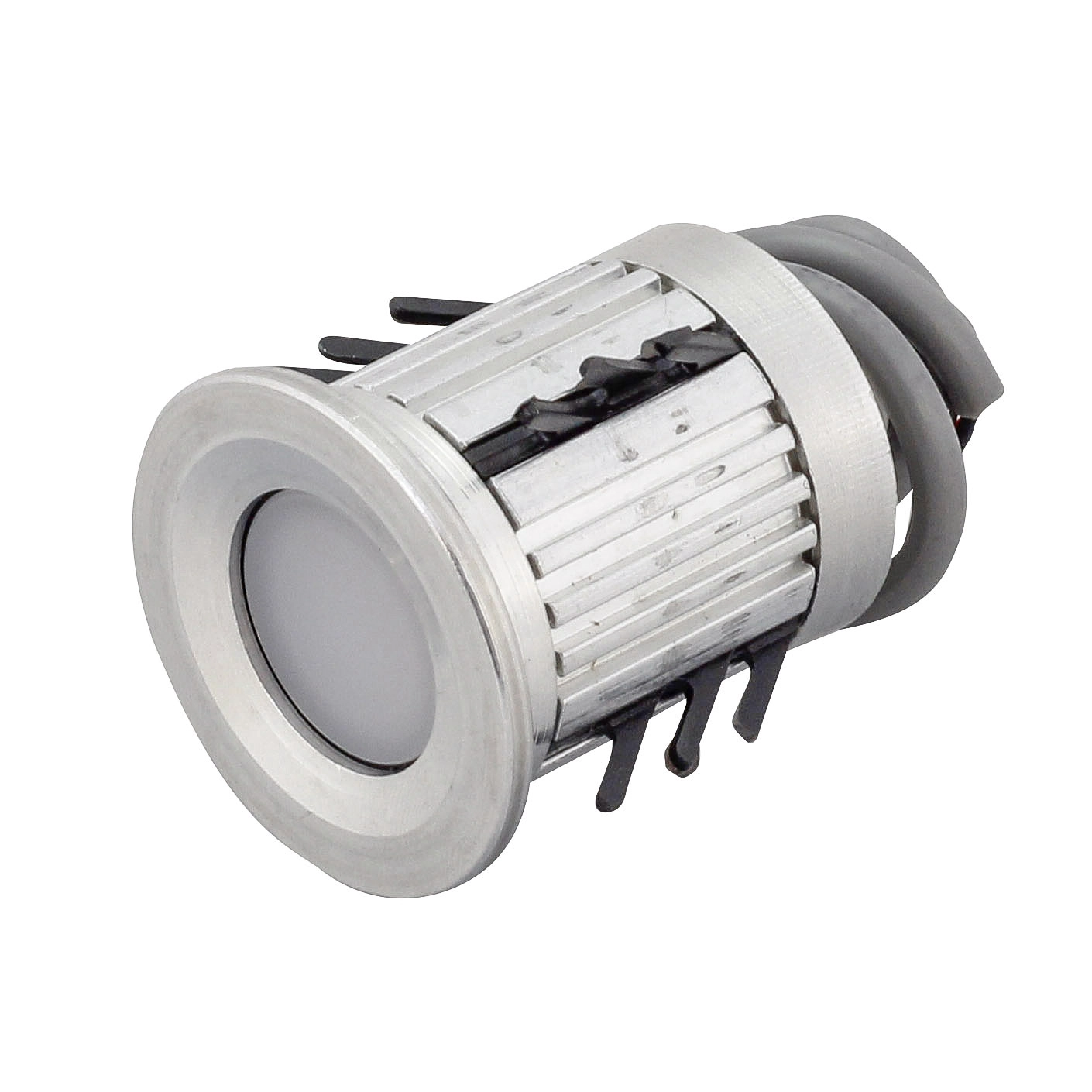 Embutido LED de Chão Embutir 1,2W Luz Amarela IP65 Dot Spot Iluctron