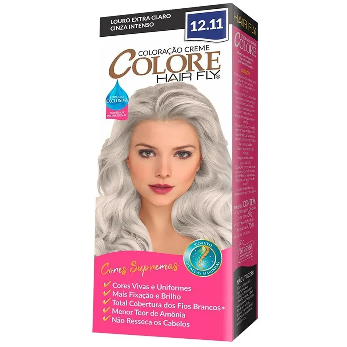 Coloração Creme Colore 12.11 Louro Extra Claro