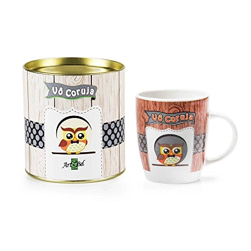 Caneca Porc Vô Coruja