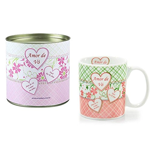 Caneca Porcelana Artebel Amor De Vo