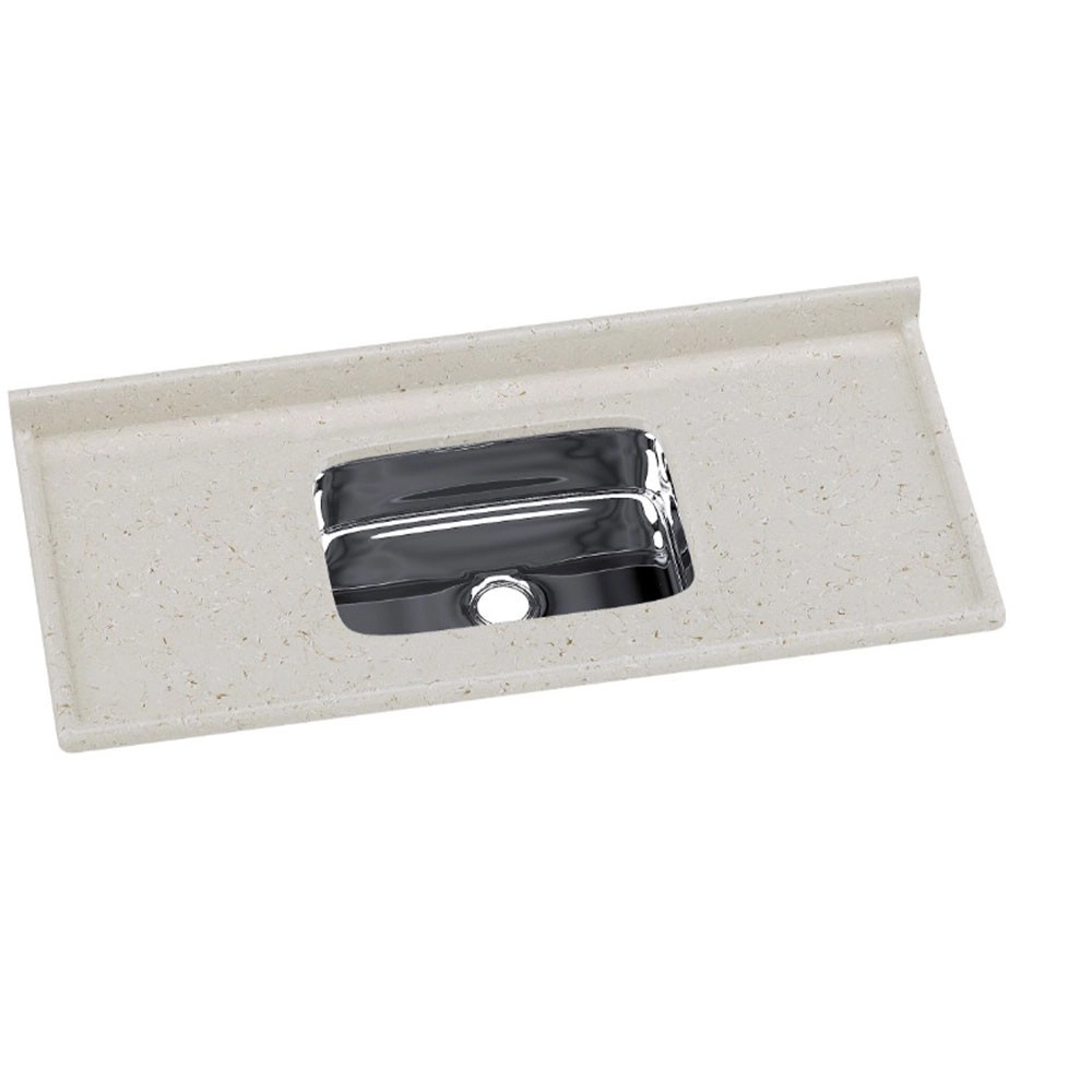 Pia De Cozinha Roralit Granitado Com Cuba Em Inox 120cm - 562208