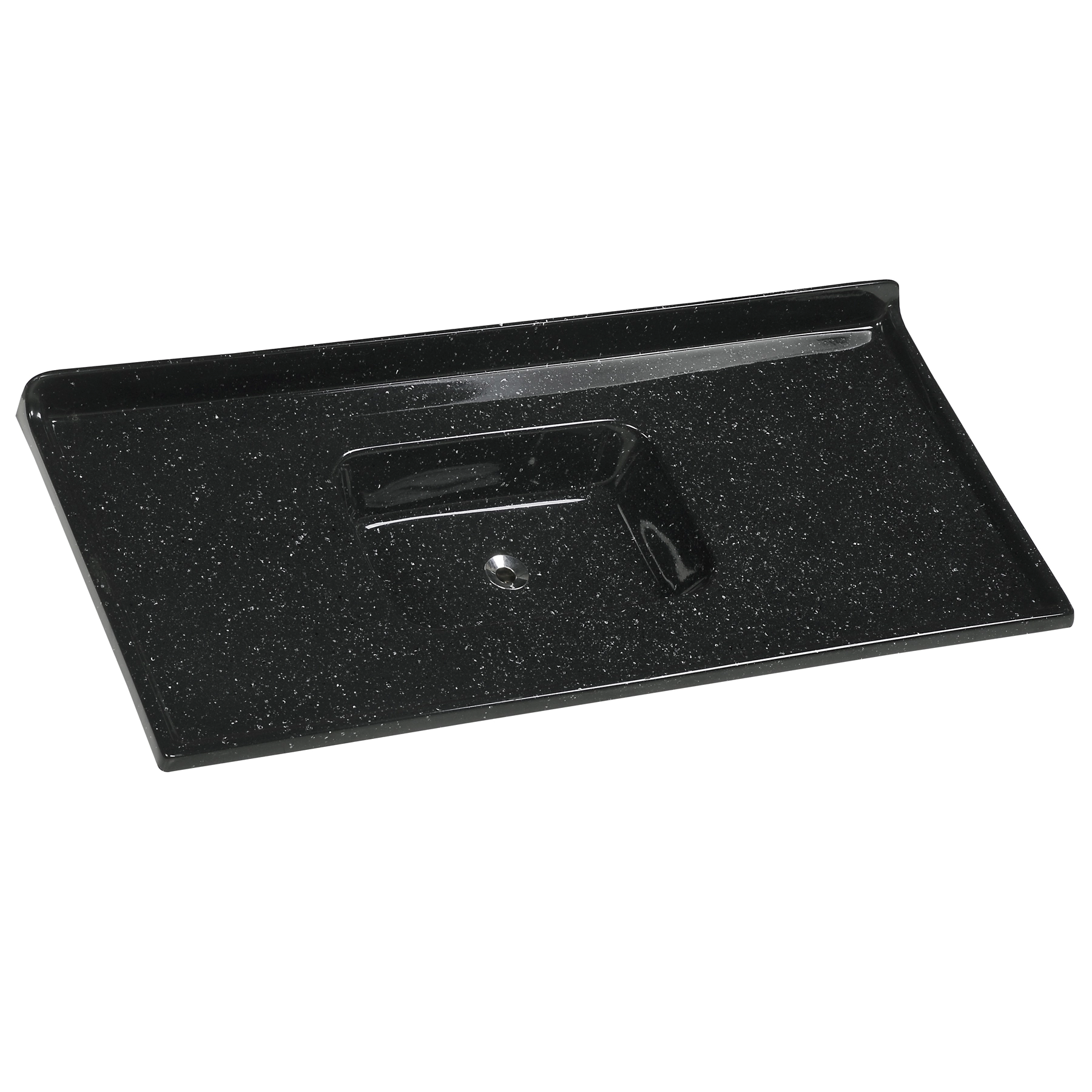 Pia de Cozinha Resina  Preto CBC 10 120cm