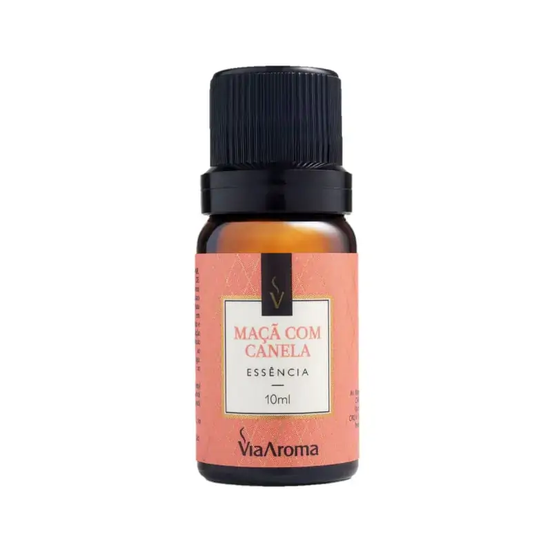 Via Aroma Essência Maça Com Canela 10ml