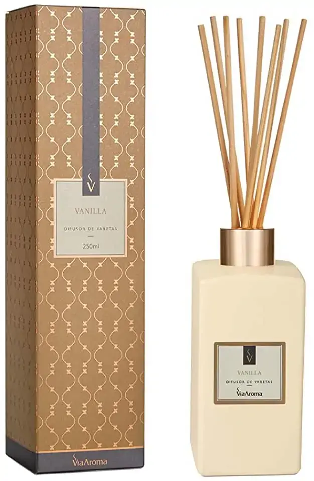 Difusor De Varetas Vanilla 250ml Via Aroma
