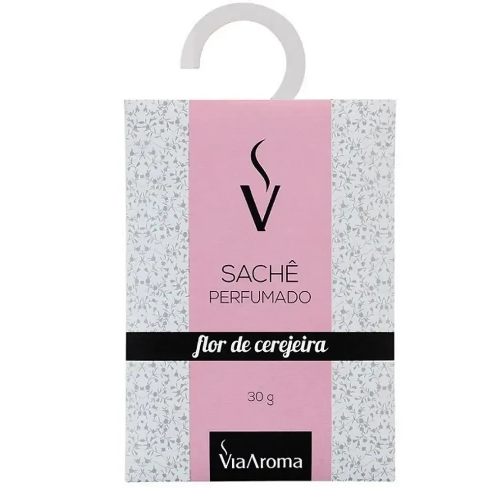 Sachê Perfumado Aroma Flor De Cerejeira 30g Via Aroma