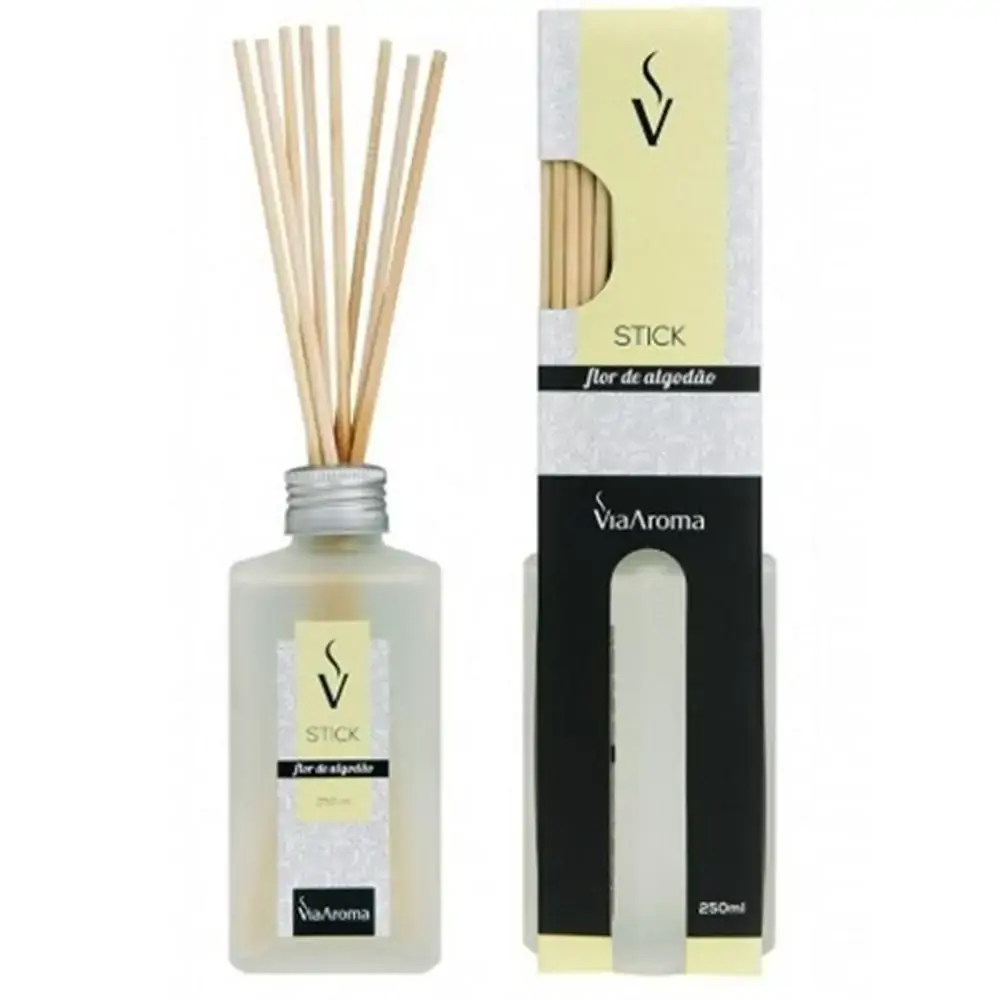 Stick Aromat. Flor De Algodao 250ml Via Aroma
