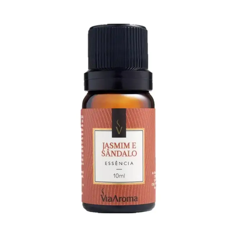 Essência Jasmim e Sândalo 10ml Via Aroma