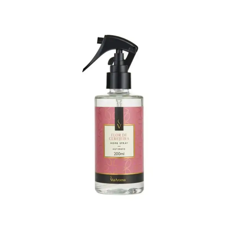 Home Spray Aromatizante 200mL Via Aroma Flor De Cerejeira