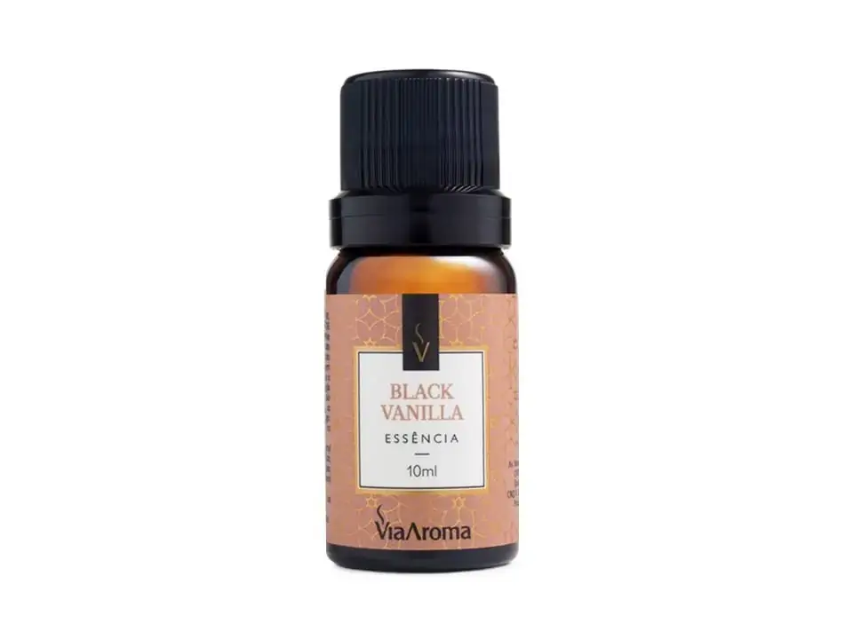 Via Aroma Essência Black Vanilla 10ml