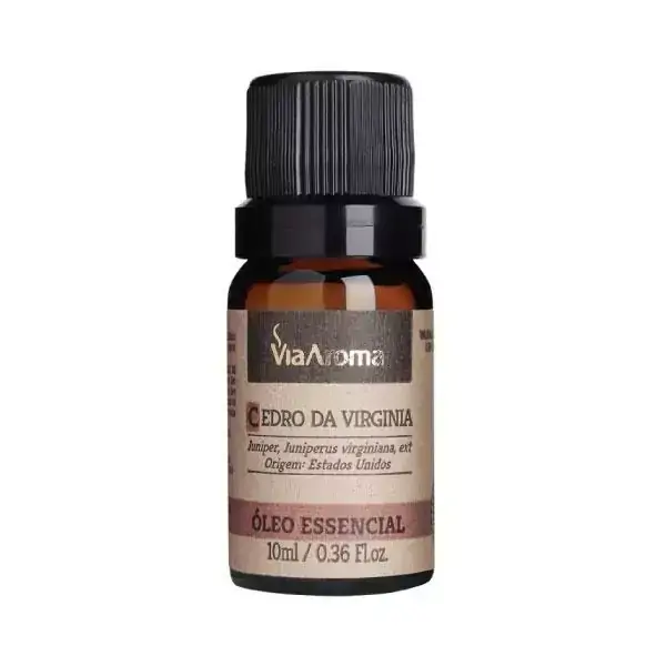 Óleo Essencial Cedro da Virginia 10ml Via Aroma