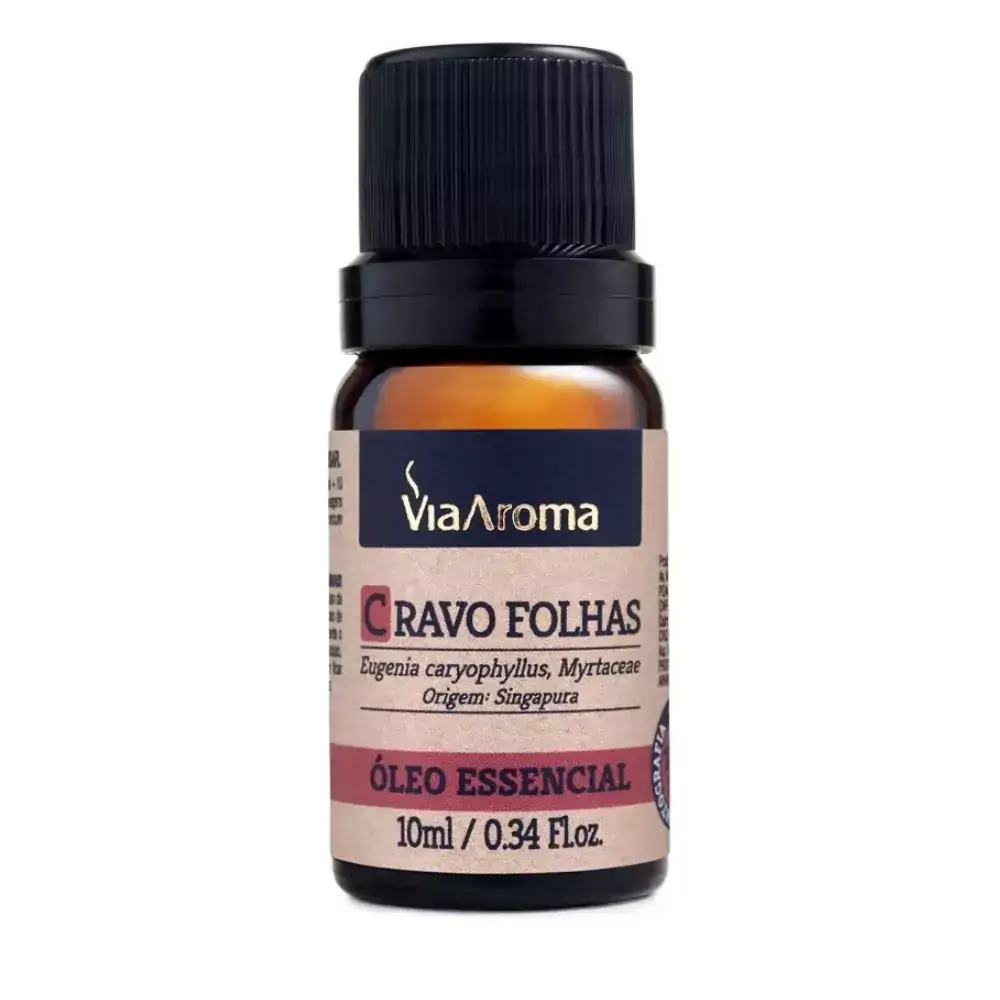 Via Aroma Óleo Essencial Cravo Folhas 10ml