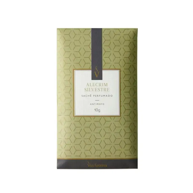 Sachê Perfumado Alecrim Silvestre 10g Via Aroma