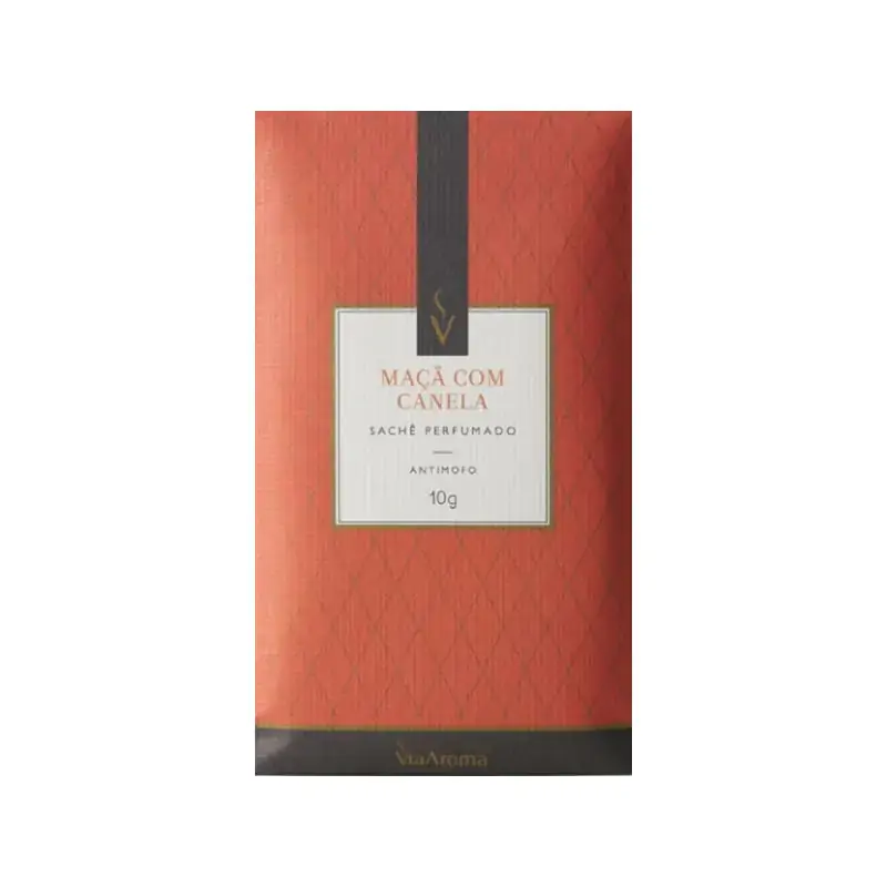 Sachê Perfumado Maçã com Canela 10g Via Aroma