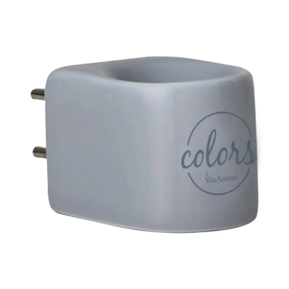Aromatizador Elétrico Colors de Porcelana Bivolt - Via Aroma - Cinza