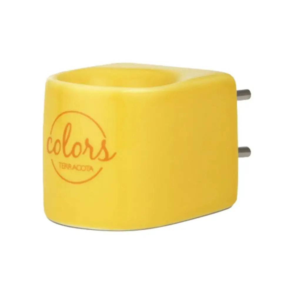 Aromatizador Elétrico Colors de Porcelana Bivolt - Via Aroma - Amarelo