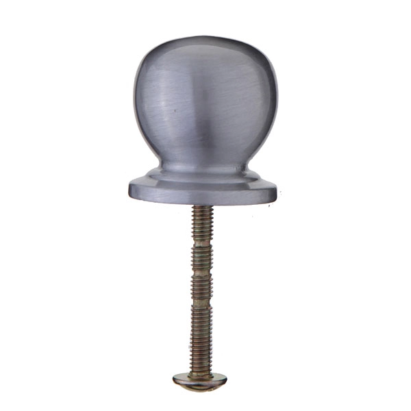 Puxador para Móveis Sobrepor Alumínio 25mm Cromado Acetinado 1 peça