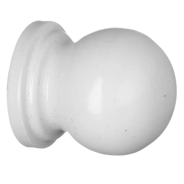 Puxador para Móveis Sobrepor Alumínio 25mm Branco 1 peça