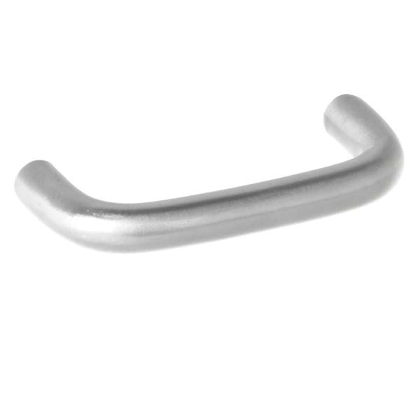 Puxador para Móveis Alça 64mm Alumínio Cromado Acetinado Prata Pauma