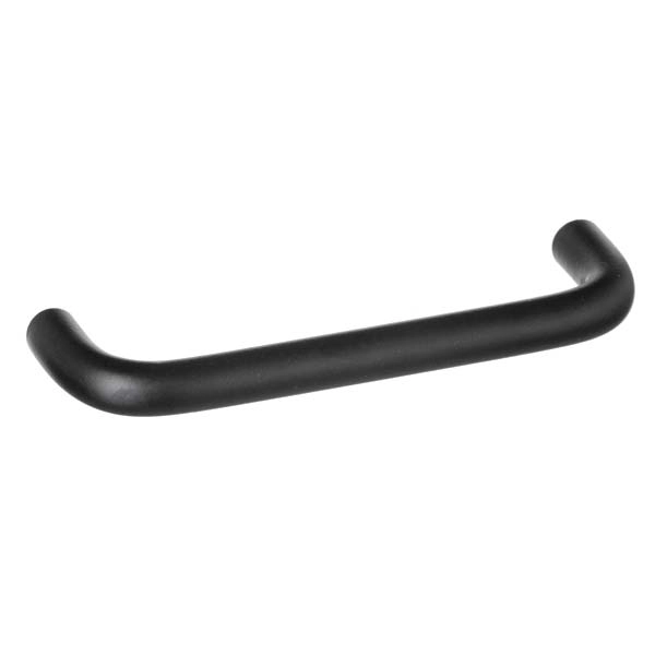 Puxador para Móveis Sobrepor Plástico 96mm Preto 1 peça