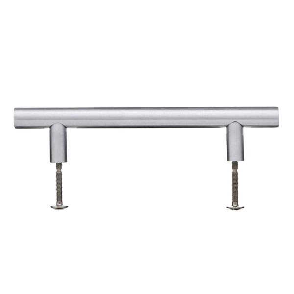 Puxador para Móveis Sobrepor Alumínio 96mm Cromado Acetinado 1 peça